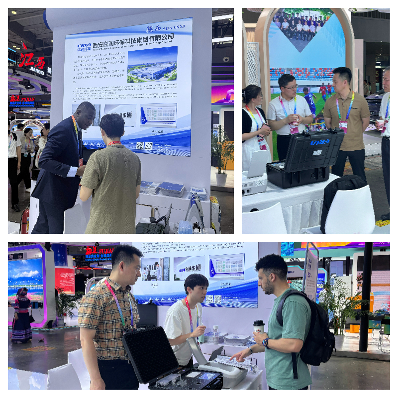 第四屆中國—非洲經貿博覽會贏潤集團工作人員與參與人員進行交流 第四屆中國—非洲經貿博覽會贏潤集團工作人員與參與人員進行交流