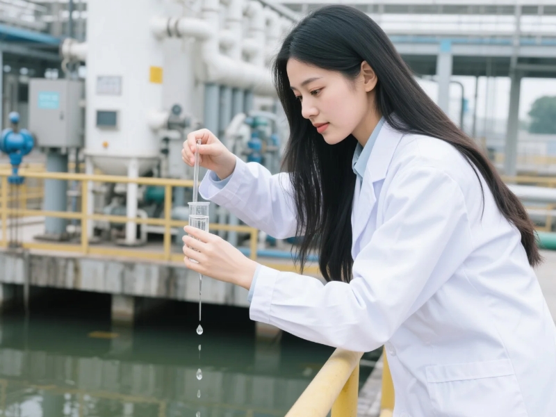 自來水廠水質取樣現(xiàn)場圖