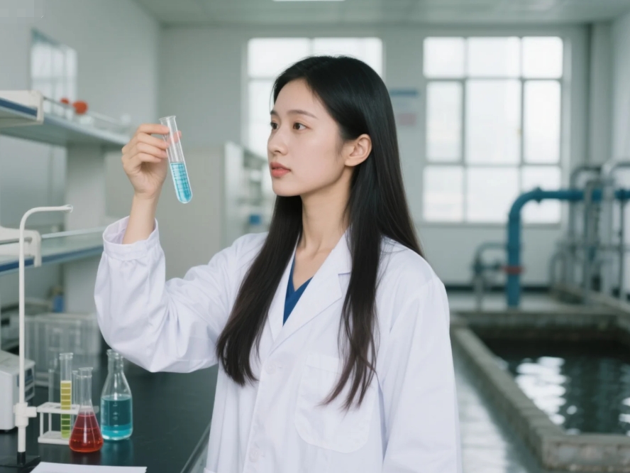 污水處理廠水質(zhì)化驗室現(xiàn)場圖