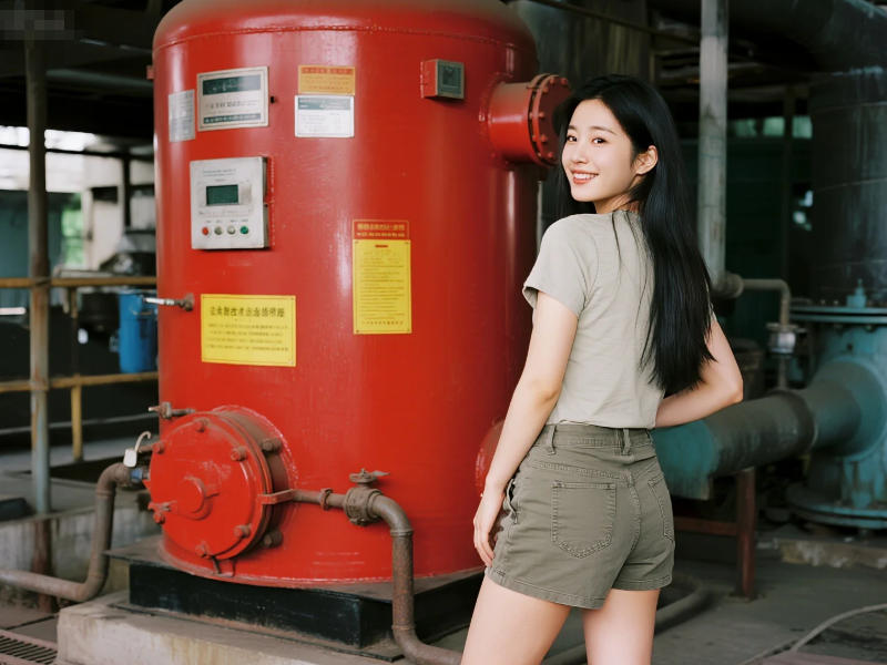 市政采暖熱水鍋爐現場圖