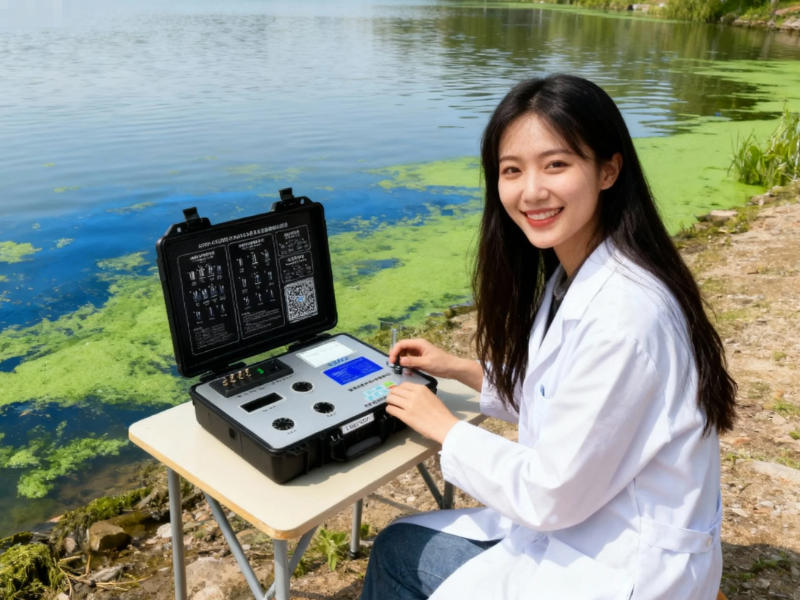 便攜式水質快速檢測儀在污廢水使用現場 便攜式水質快速檢測儀在污廢水使用現場